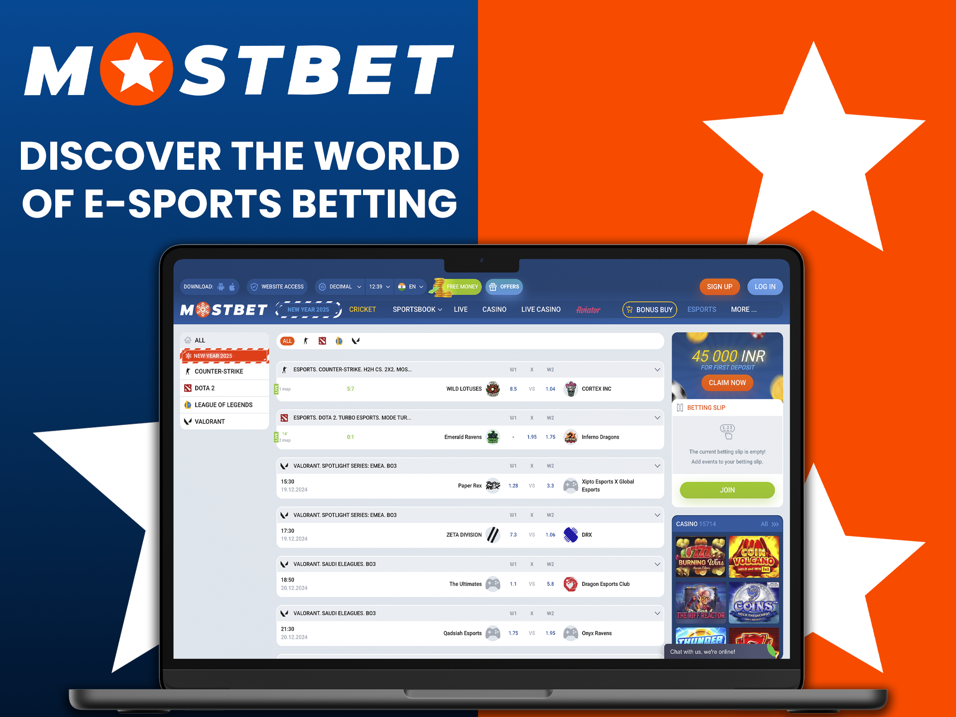 Explore the main features of cyber sports and the games available for betting at Mostbet.