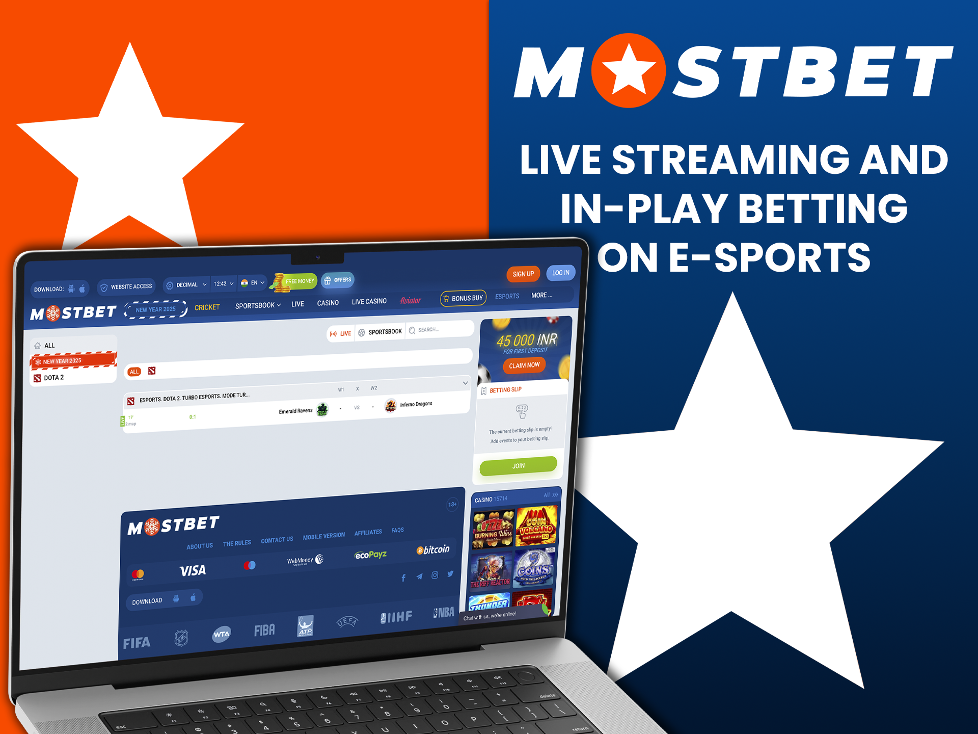 Follow the tactics of cyber sports teams and accurately predict their victories by betting at Mostbet.