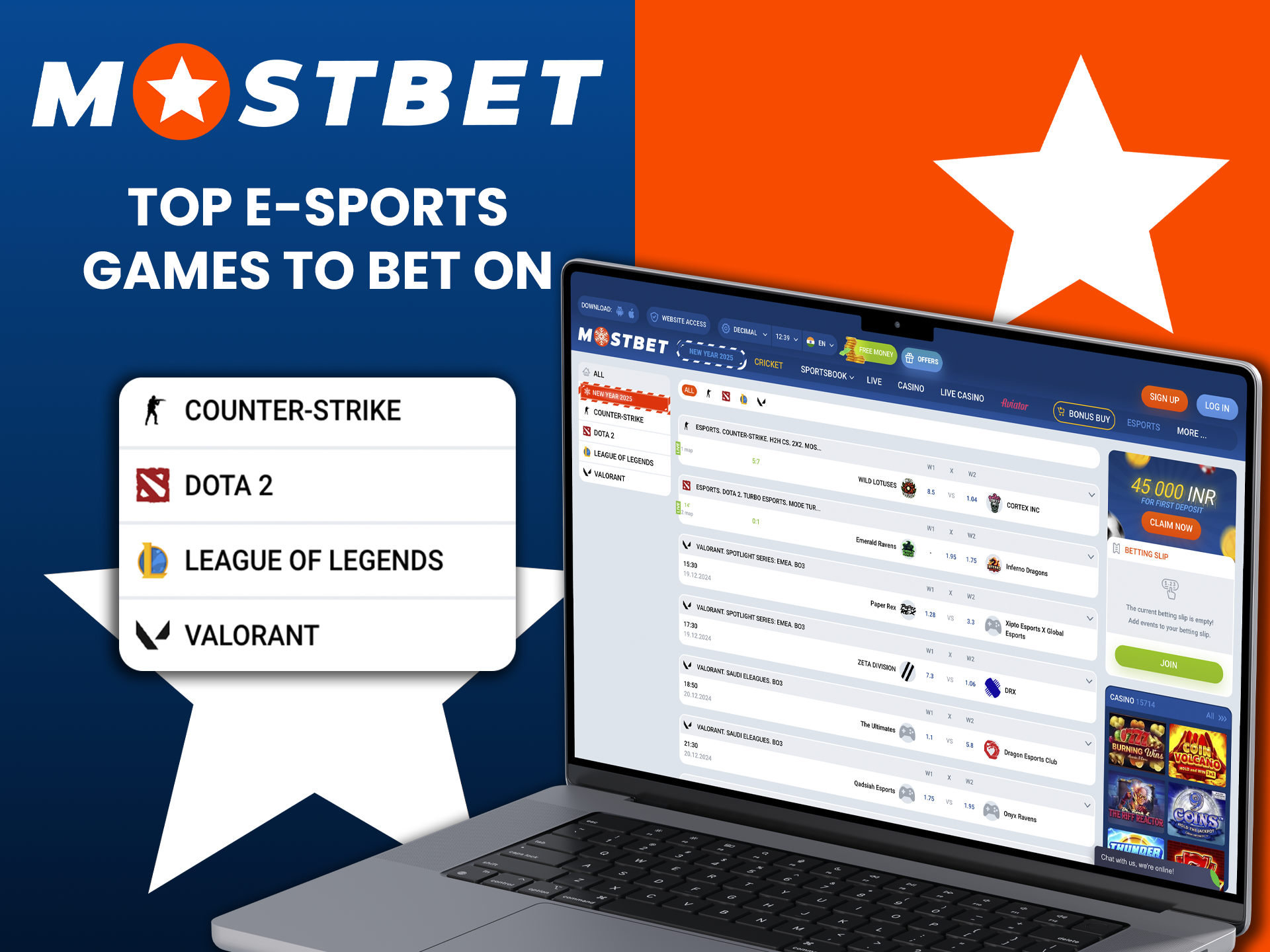 Find out which e-sport disciplines Mostbet users prefer to place their bets on.