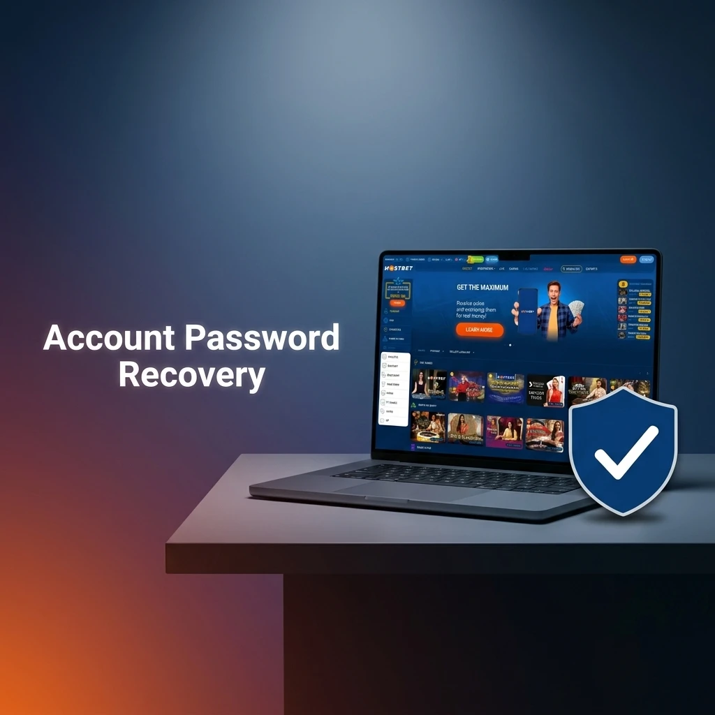 Step-by-step account password recovery guide showing forgot password link, reset options via email or SMS